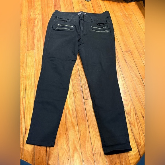 torrid Pants - Torrid Super Soft Black Moto Skinny Jeans — Women’s Plus Size